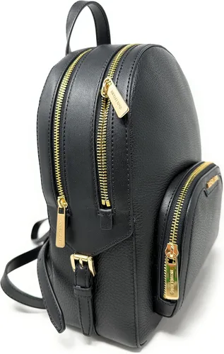 Vista 4 de Michael Kors Jaycee Medium Logo Backpack (Black)