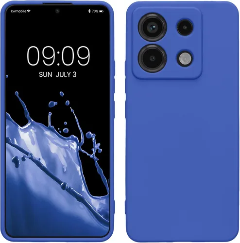 Vista 128 de kwmobile Funda compatible con Xiaomi Redmi Note 9S / 9 Pro / 9 Pro Max - Funda protectora de silicona TPU suave y delgada - Negro mate
