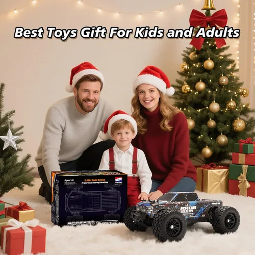 Vista 8 de HAIBOXING Autos RC a escala 1/18 4WD todoterreno Monster Trucks con 36+KM/H de alta velocidad, 2.4 GHz control remoto, vehículos eléctricos todo