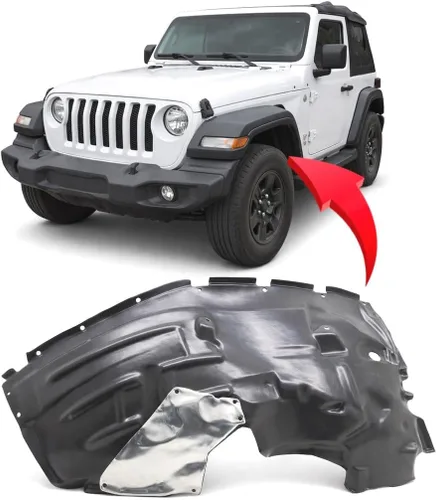 Vista 24 de FitParts Compatible con Toyota Camry 2015-2018 Front Right Fender Liner