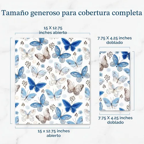 Vista 4 de Gift Boutique Paquete de 100 servilletas de papel decorativas con diseño