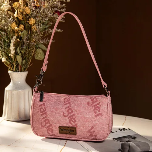 Vista 6 de Wrangler Bolsos de hombro de impresión para mujer Cluth Tote Bolso 90S Retro Hobo Monederos