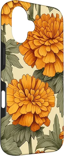 Vista 3 de Watercolor Marigold Flower Case for iPhone 16
