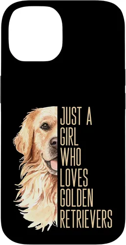 Vista 4 de Cute Golden Retriever - Just a Girl who Loves Goldens Case for iPhone 17