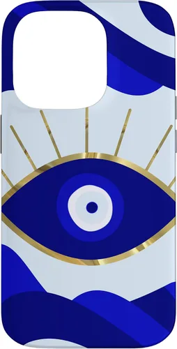Vista 17 de Funda para iPhone 13 Pro Max Lava All Seeing Blue Evil Eye