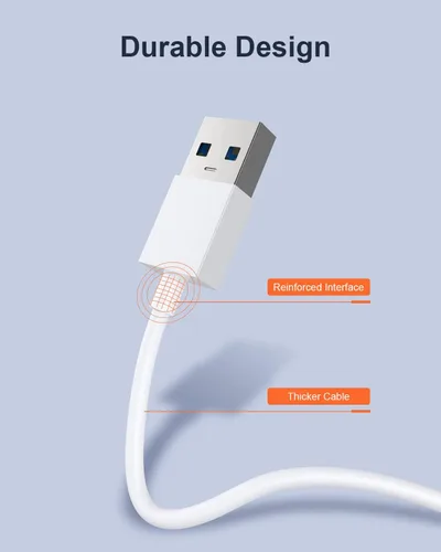 Vista 4 de Upgrow Hub USB 3.0 de 4 puertos USB con divisor USB de 5 Gbps para laptop MacBook, Mac Pro, Mac mini, iMac, Surface Pro, XPS, PC, unidad flash