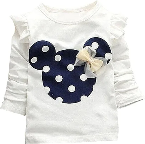 Vista 2 de Avidqueen Cute Toddler Baby Girls Clothes Set Long Sleeve T-Shirt and Pants Kids 2pcs Outfits