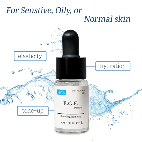 Vista 2 de EGF Factor de Crecimiento Epidérmico Suero 0.33 Fl. Oz. 0.3 fl oz