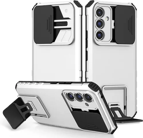 Vista 63 de Funda compatible con Samsung Galaxy M13 5G/A04 Dimensional Soporte Ventana Corredera Teléfono Móvil Funda Protectora a Prueba de Golpes para Samsung