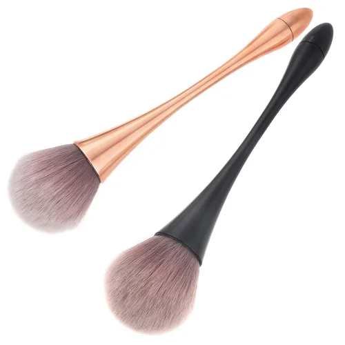 Vista 10 de 2 cepillos de polvo de uñas, cepillo de limpieza de uñas, pinceles de arte de uñas en forma de rosa, cepillo de polvo grande, cepillo de rubor