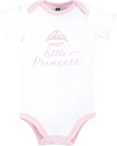 Vista 23 de Hudson Baby baby-girls Cotton Bodysuits 3-pack