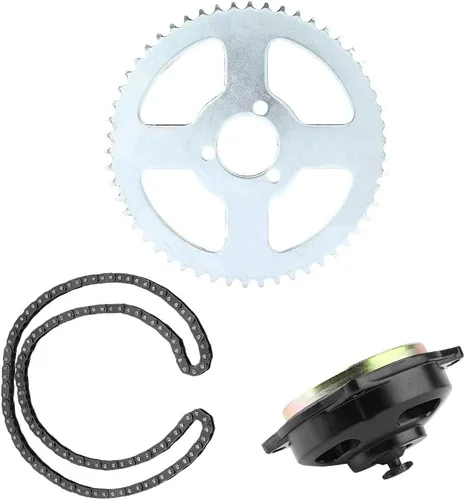 Vista 4 de Sistema de transmisión T8F Kette cadena con piñón trasero 6T para mini motocicleta de 47cc 49cc