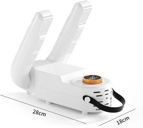 Vista 7 de Secador de zapatos plegable eléctrico para el hogar, calentador de zapatos de calefacción instantánea inteligente portátil desinfección inteligente