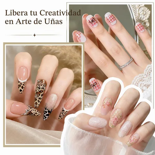 Vista 6 de JODSONE 18mL Nail Foil Glue, HEMA-Free Clear Foil Transfer Gel for Nail Art