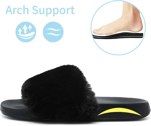 Vista 3 de Spesoul - Pantuflas para mujer con punta abierta, para interiores y exteriores, estilo casual