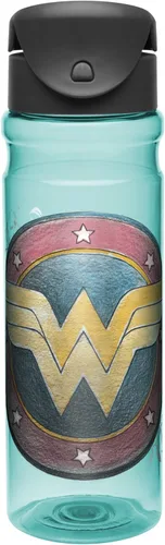 Vista 7 de Zak Designs DC Comics - Botella de agua reutilizable de 24 onzas, sin BPA, Wonder Woman