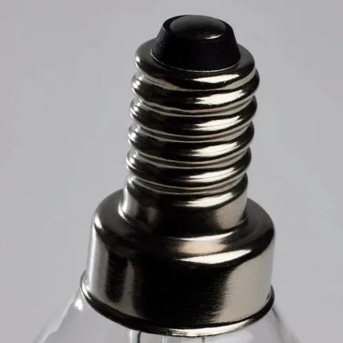 Vista 4 de Satco Bombillas LED E12 de 5.5 W, 4000 K, clasificación de 15000 horas, regulables