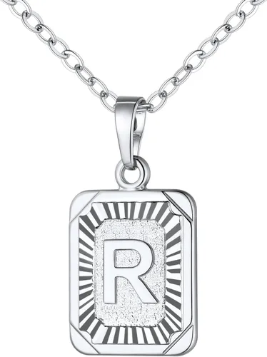 Vista 31 de U7 Initial Necklaces for Women a. Oro