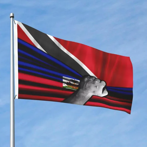 Vista 27 de Bandera de Costa Rica y República Dominicana de 2 x 3 pies, bandera para exteriores, bandera de doble cara, bandera de jardín, bandera de bienvenida