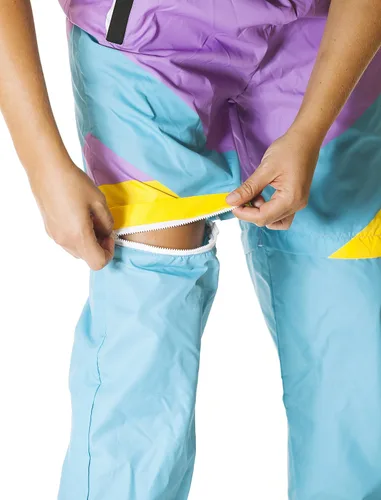Vista 6 de Funny Guy Mugs Pantalones cortavientos retro neón de los años 80 y 90