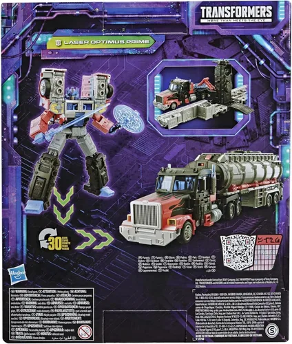 Vista 7 de Transformers Toys Generations Legacy Series Leader G2 Universe Laser Optimus Prime - Figura de acción para niños de 8 años en adelante, 7 pulgadas