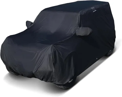 Vista 29 de iCarCover Funda de automóvil personalizada para Mazda 1200 (1970), impermeable, para todo tipo de clima, lluvia, nieve, UV, protector solar