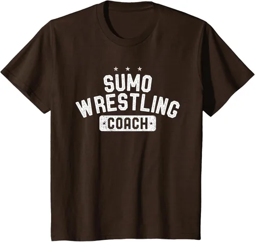 Vista 56 de Camiseta vintage de lucha libre Sumo Entrenador de lucha libre, Negro, S