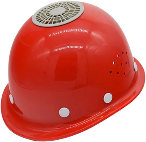 Vista 11 de Surakey Casco de refrigeración USB con ventilador, casco universal resistente para hombre, casco de seguridad portátil para andamios y comerciantes