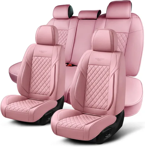 Vista 10 de Fundas de Asiento de Automóvil Accesorios Asiento Delantero Protector de Cojín de Cuero Transpirable Impermeable Funda de Asiento para Automóviles