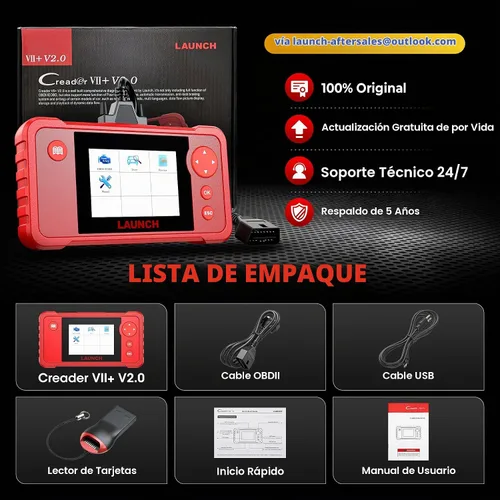 Vista 7 de Launch Creader CRP123 129