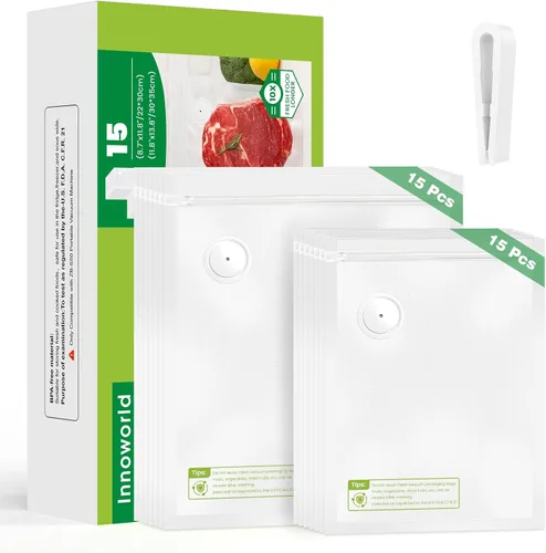 Vista 11 de Sellador al vacío de mano compacto 3 en 1 para alimentos (bolsa, tarro de masón, botella de vino)