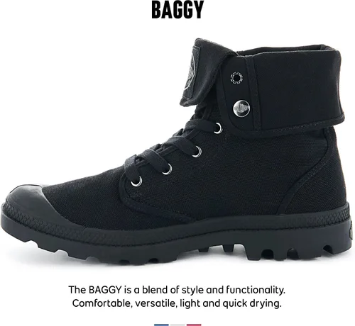 Vista 5 de Palladium Bota de lona holgada para mujer