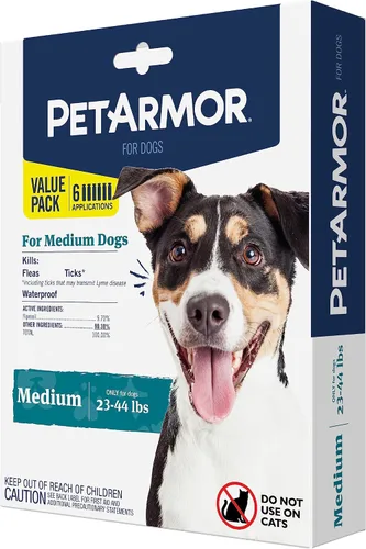 Vista 11 de PetArmor Tratamiento de pulgas y garrapatas para perros, 5-22 lbs, 3
