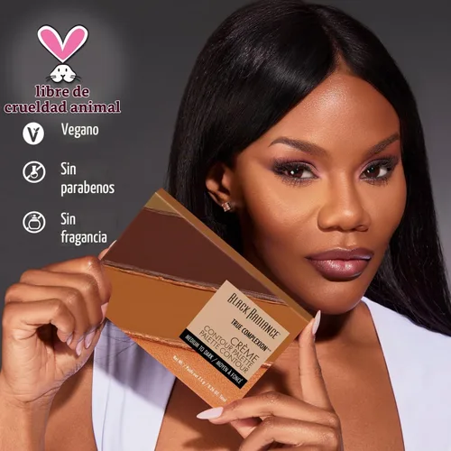 Vista 6 de Black Radiance True Complexion Crème Contour Paleta, define, esculpe y resalta: ligero a medio Ligero a mediano.