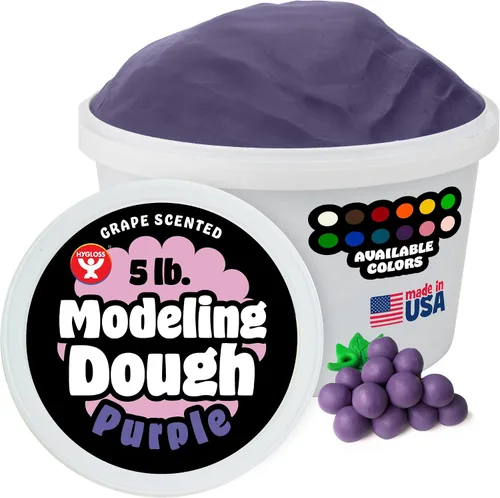 Vista 8 de Hygloss Masa de Modelado para Niños – Masa Sensorial Segura y No Tóxica para Artes y Manualidades – Tubo de 1.4 kg – Arcilla de Juego