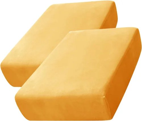 Vista 48 de CONRUSER Funda de cojín elástica de terciopelo suave, funda de cojín de felpa de terciopelo suave, fundas de sofá, protector de muebles con parte