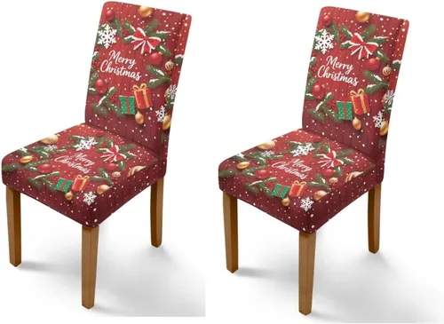 Vista 53 de Rnyleeg Juego de 1 fundas para sillas de comedor de Navidad, fundas para sillas de comedor, diseño étnico, diseño étnico, suave, lavable, para Arco