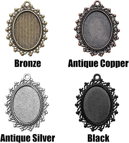 Vista 6 de AILIN Borla de graduación personalizada 2024 Oval Antique Photo Charm Clase de 2023 Regalos universitarios para él y ella, Metal, No es una piedra