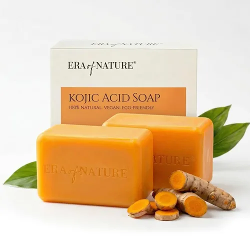 Vista 10 de era of nature El mejor jabón negro africano orgánico crudo, para pieles secas y condiciones de piel. Ingredientes puros y naturales, importados