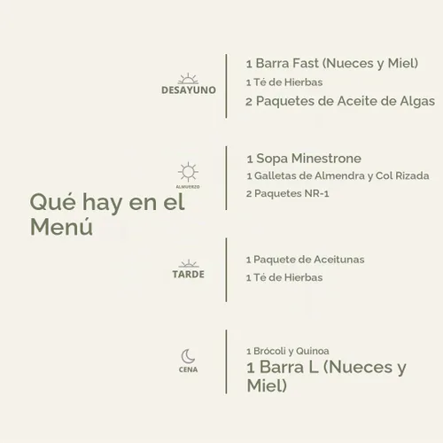 Vista 4 de Kit de ayuno Prolon de 1 día para reinicio Ayuno con alimentos Apoya el envejecimiento saludable y el control de peso Comidas y snacks bajos