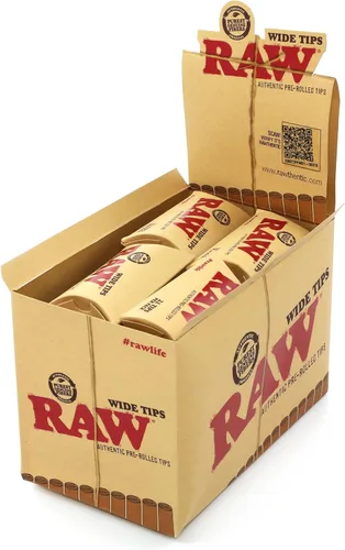 Vista 3 de Colillas RAW preenrolladas naturales sin refinar, Natural, 1