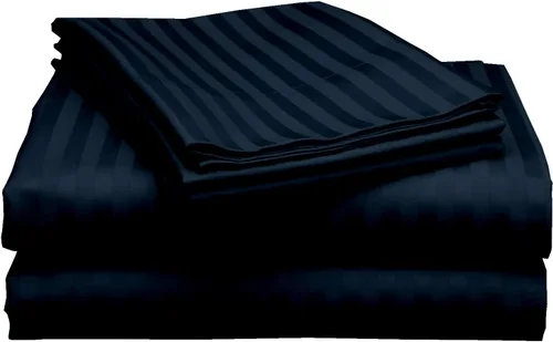 Vista 8 de Juego de sábanas de 6 piezas de algodón peinado de fibras extralargas de lujo para hotel, tamaño Queen, color gris oscuro, ultra suave