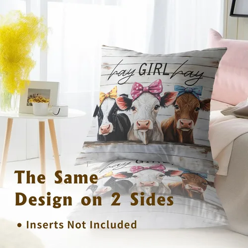 Vista 125 de Giwawa Juego de 2 fundas de almohada decorativas con diseño floral de girasol de 16 x 16 pulgadas, fundas de cojín decorativas para el hogar, sofá