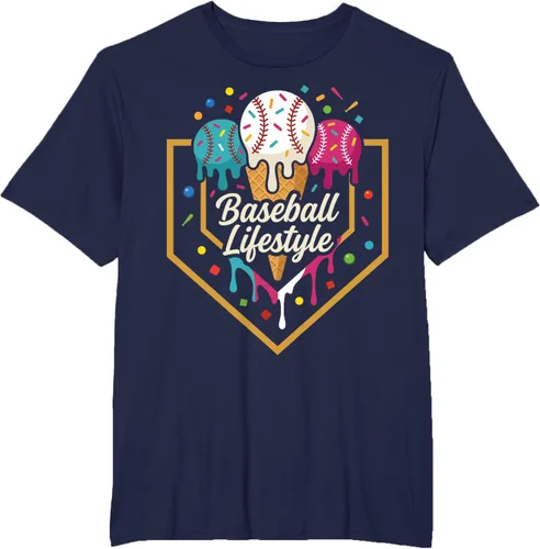 Vista 46 de Baseball Life Style Camiseta