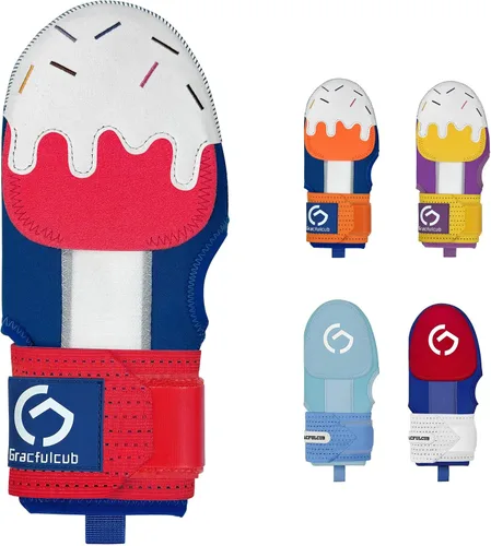 Vista 22 de Gracfulcub Guante deslizante de béisbol, guante deslizante de béisbol y softbol, diseño ergonómico que protege los dedos (gesto de bandera)