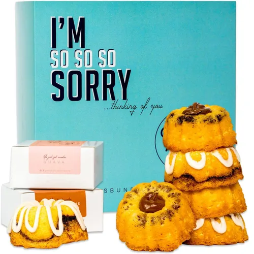 Vista 9 de Mo's - Caja mixta – Regalo perfecto de felicitación para mujeres, hombres, compañeros de trabajo, amigos y más – Fresh Mo's Bundt Cakes en una