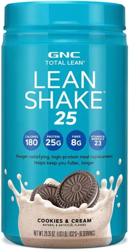 Vista 17 de GNC Total Lean Lean Shake 25 - Mantequilla de maní y chocolate (16 porciones)