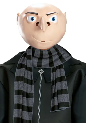 Vista 2 de Disfraz Deluxe de Gru para Hombre Talla Plus Size de Mi Villano Favorito Multicolor
