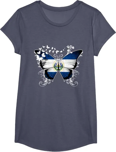 Vista 17 de Camiseta con diseño de bandera de El Salvador