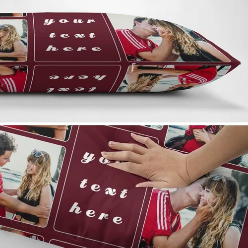 Vista 8 de Funda de almohada personalizada para fotos, regalos personalizados para fanáticos de los deportes para hombres, novios, fundas de cojín